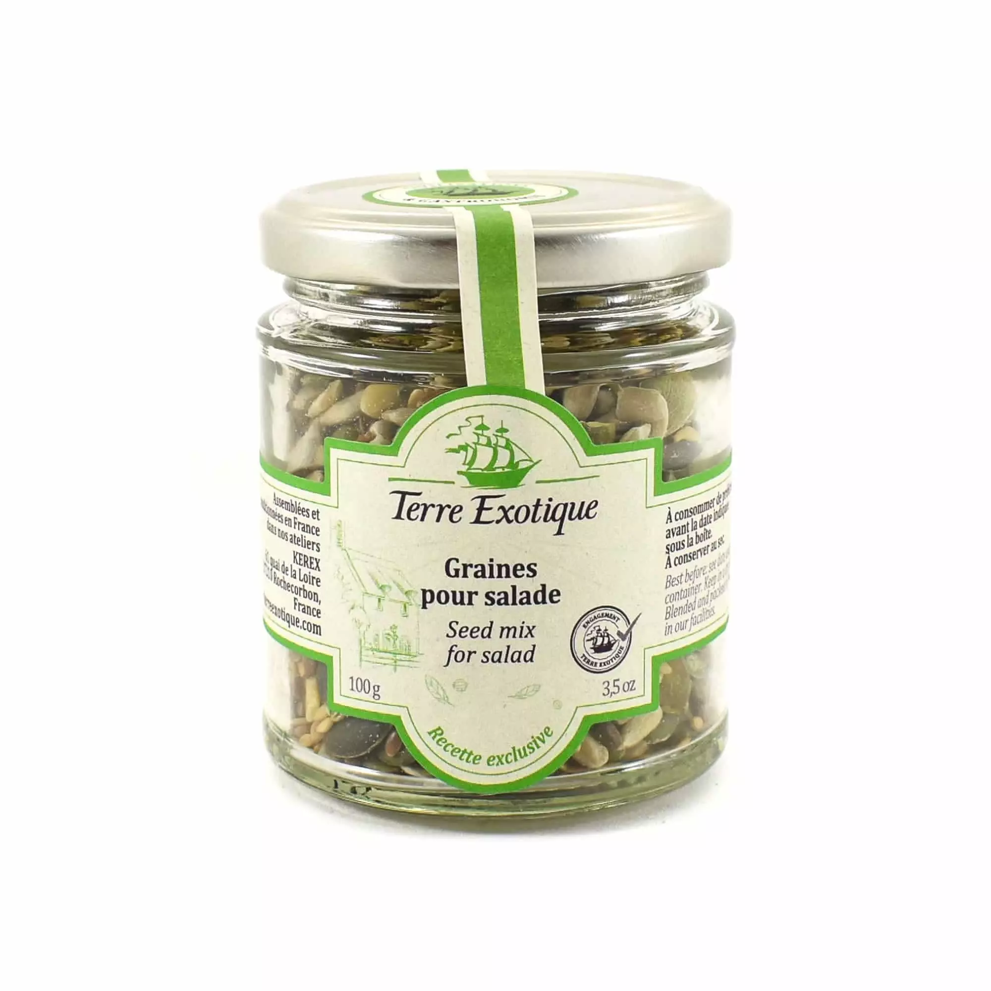 Ingredients Terre Exotique Seed Mix For Salad 100g 3 Ingredients Terre Exotique Seed Mix For Salad 100g