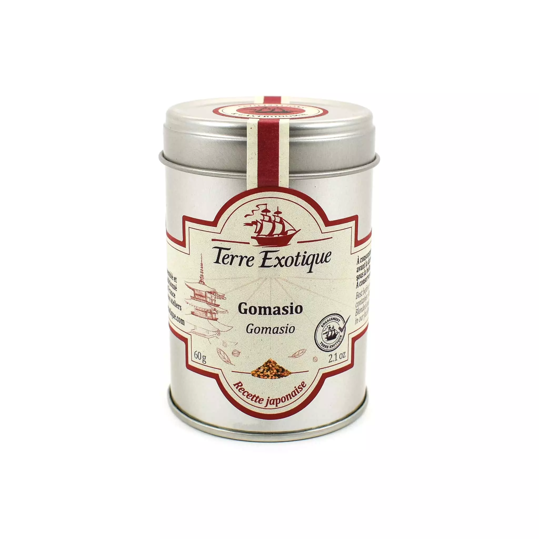 Terre Exotique Gomasio 60g Ingredients 3 Terre Exotique Gomasio 60g Ingredients