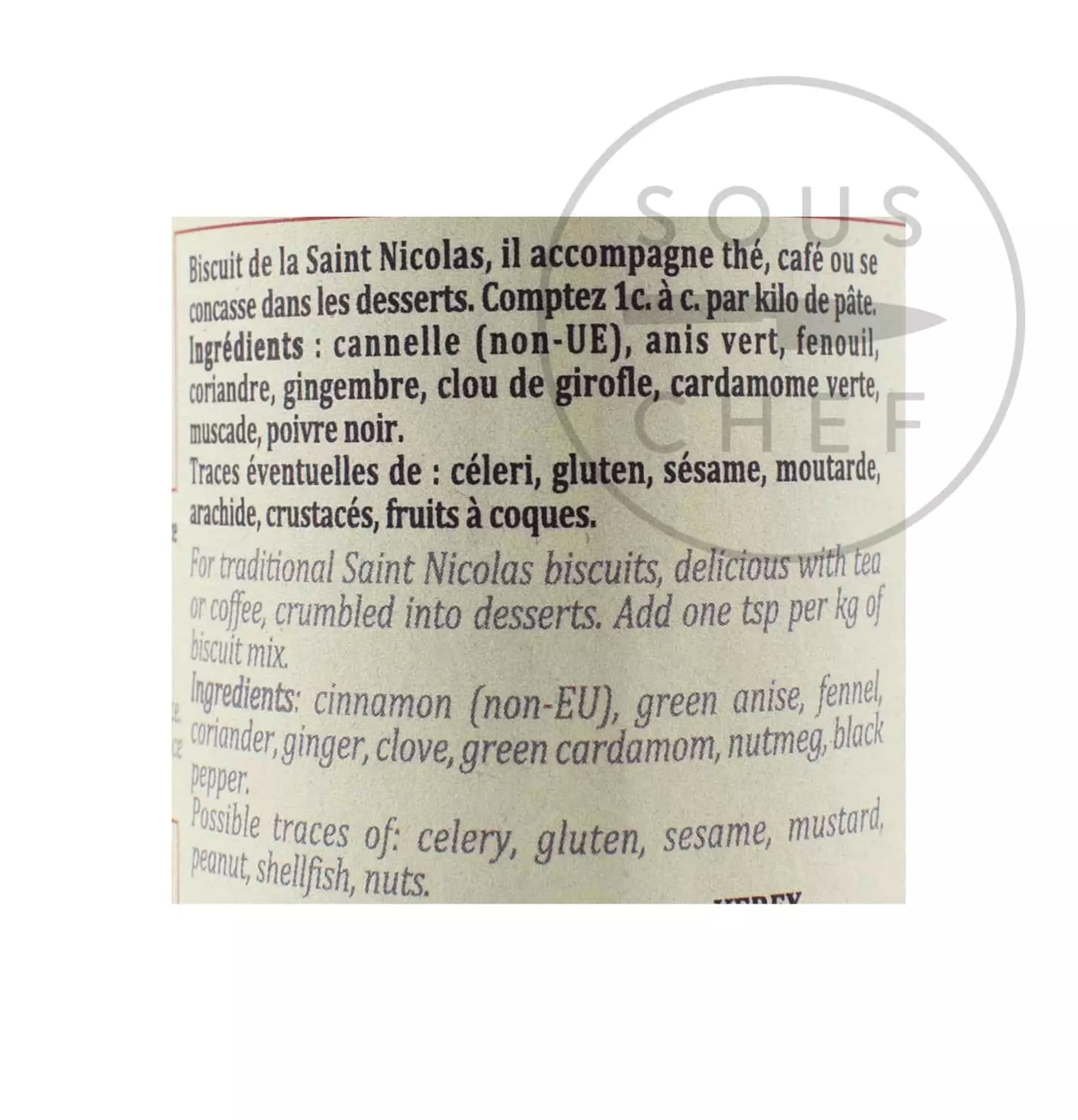 Terre Exotique Speculoos Spice Blend 60g 4 Terre Exotique Speculoos Spice Blend 60g