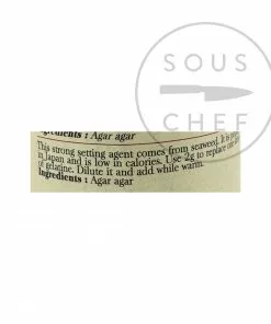 Terre Exotique Agar Agar Powder 24g (2g Bags X 12) 9 Terre Exotique Agar Agar Powder 24g (2g Bags X 12)