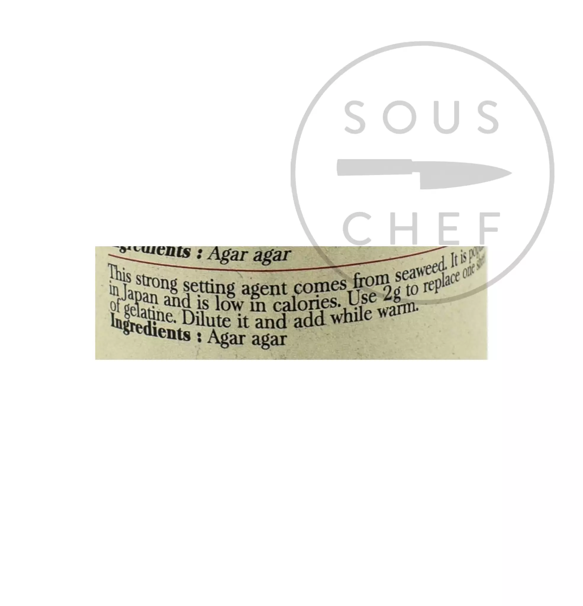 Terre Exotique Agar Agar Powder 24g (2g Bags X 12) 6 Terre Exotique Agar Agar Powder 24g (2g Bags X 12)