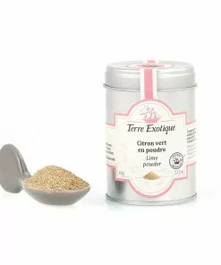 Terre Exotique Organic Dried Lime Powder 60g Ingredients
