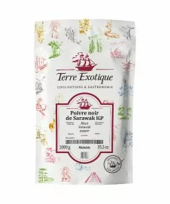 Ingredients Terre Exotique Black Sarawak Pepper IGP 1kg