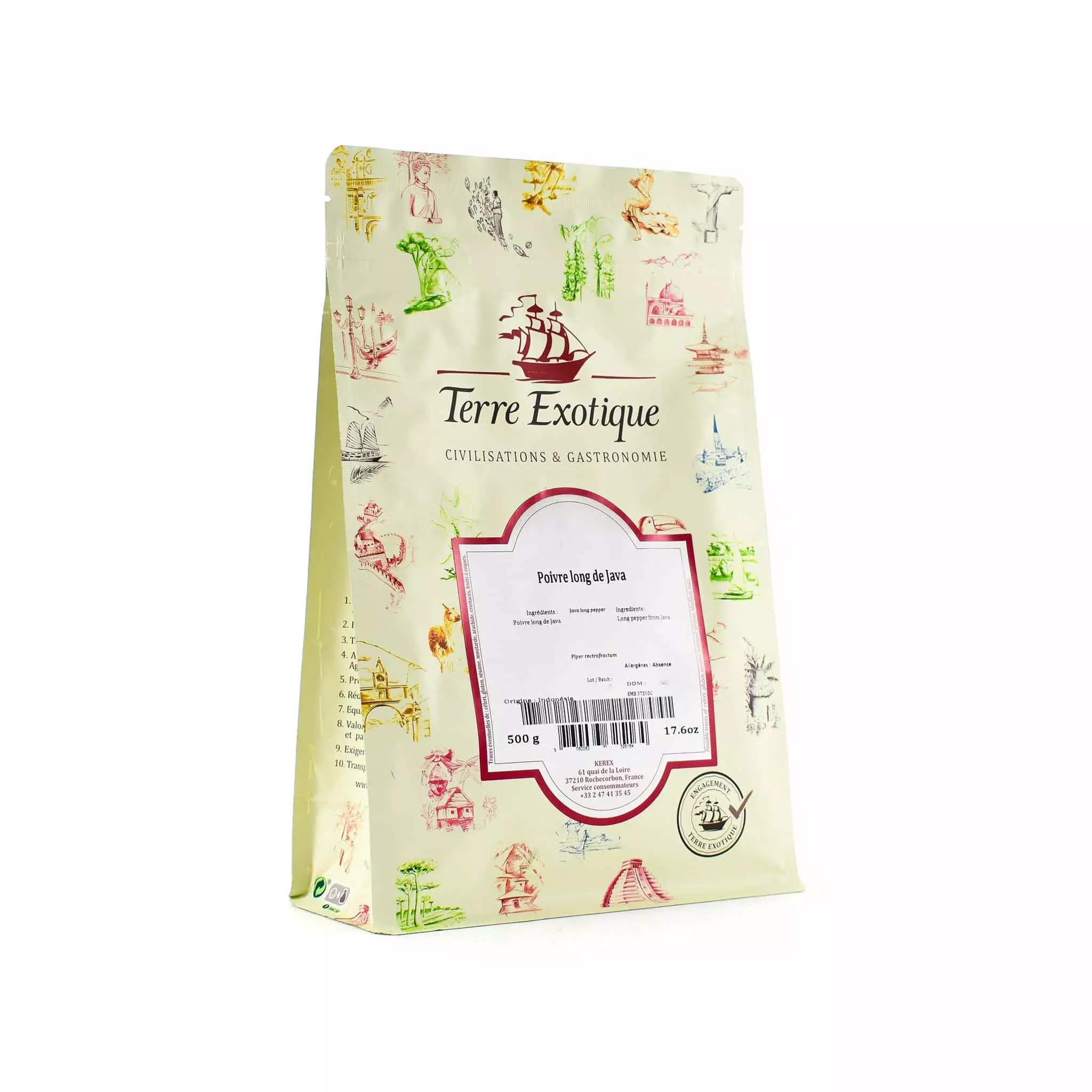Terre Exotique Java Long Pepper 500g Ingredients 3 Terre Exotique Java Long Pepper 500g Ingredients