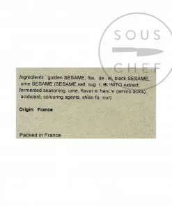 Ingredients Terre Exotique Gomasio 500g