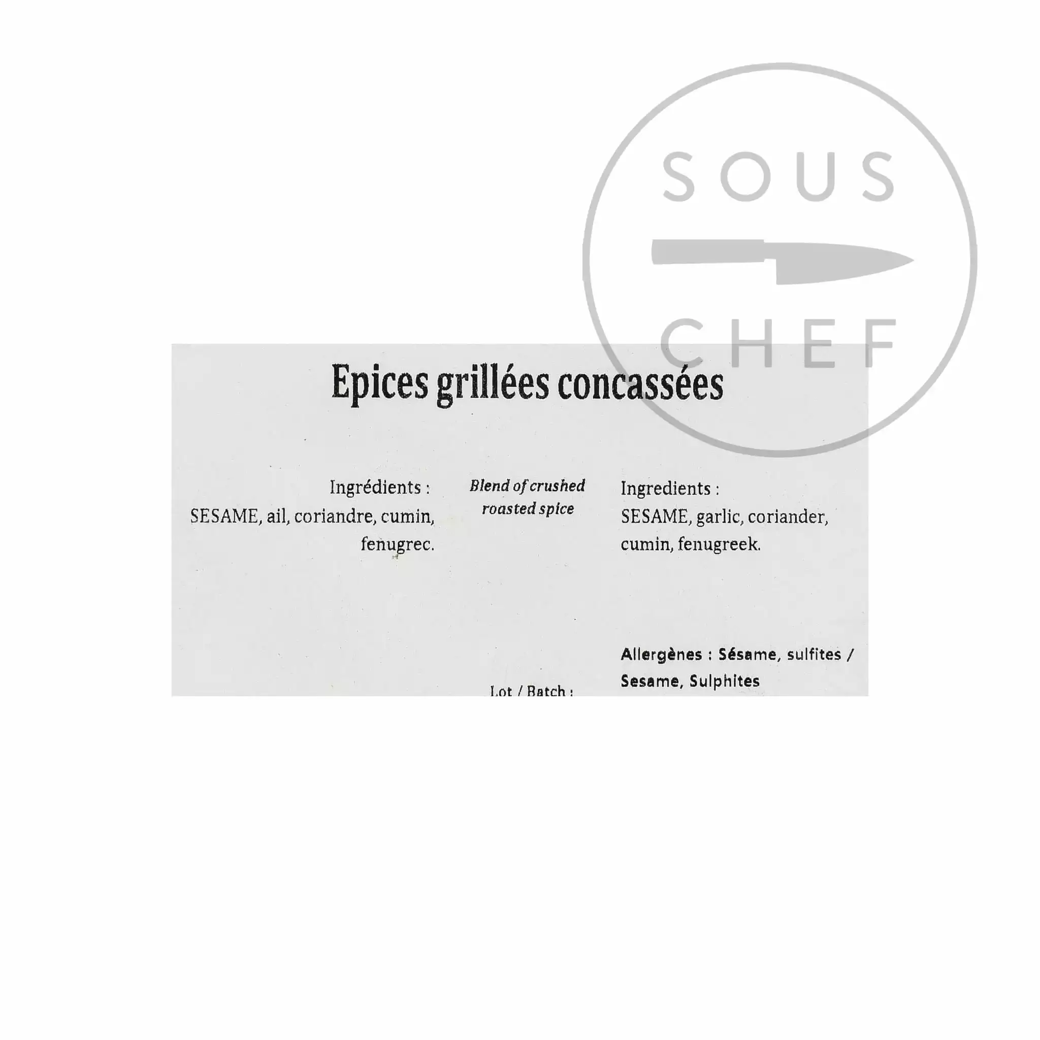 Ingredients Terre Exotique Blend Of Crushed Roasted Spices 500g 5 Ingredients Terre Exotique Blend Of Crushed Roasted Spices 500g