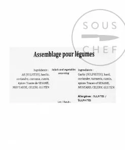 Terre Exotique Salads And Vegetables Seasoning 500g