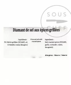 Ingredients Terre Exotique Diamond Salt With Roasted Spices 1kg