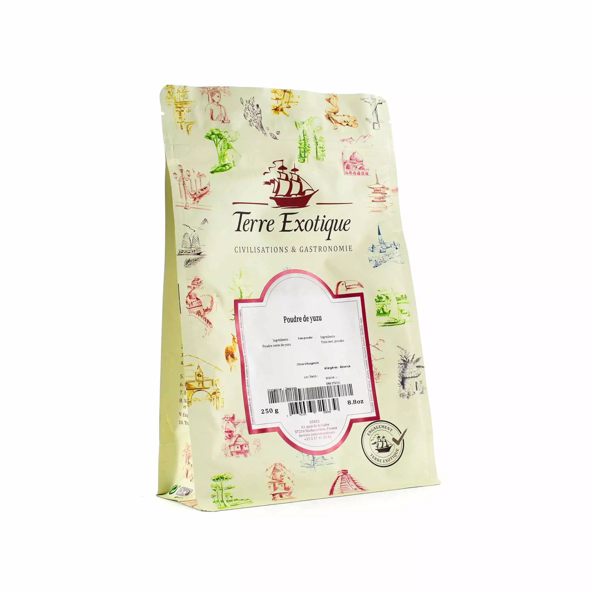 Terre Exotique Yuzu Powder 250g Ingredients 3 Terre Exotique Yuzu Powder 250g Ingredients