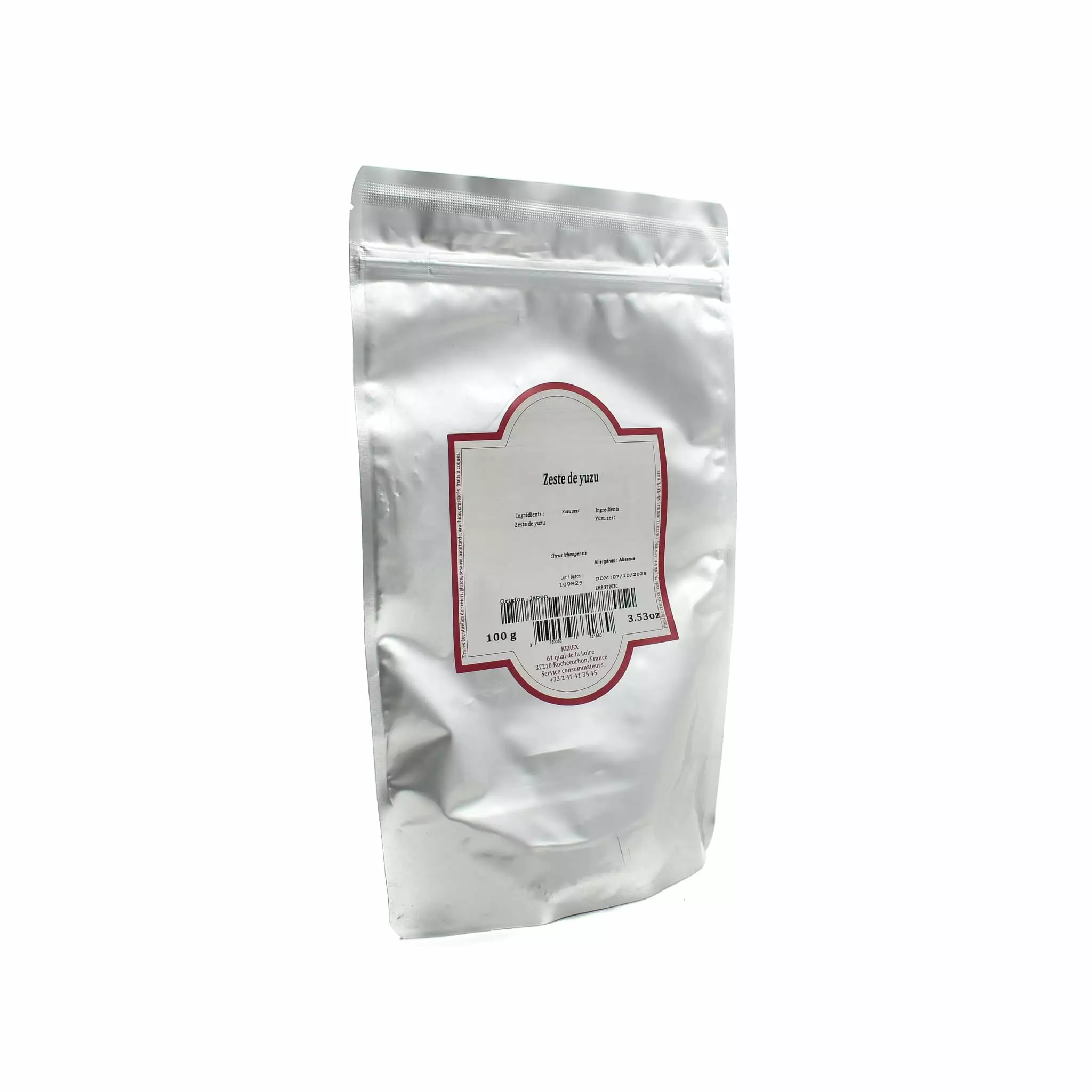 Ingredients Terre Exotique Yuzu Zest 100g 3 Ingredients Terre Exotique Yuzu Zest 100g