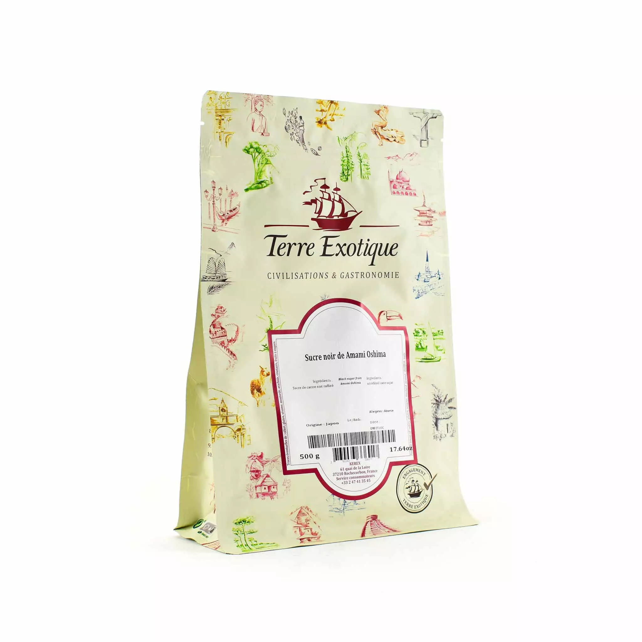 Ingredients Terre Exotique Black Sugar From Amami Oshima 500g 3 Ingredients Terre Exotique Black Sugar From Amami Oshima 500g