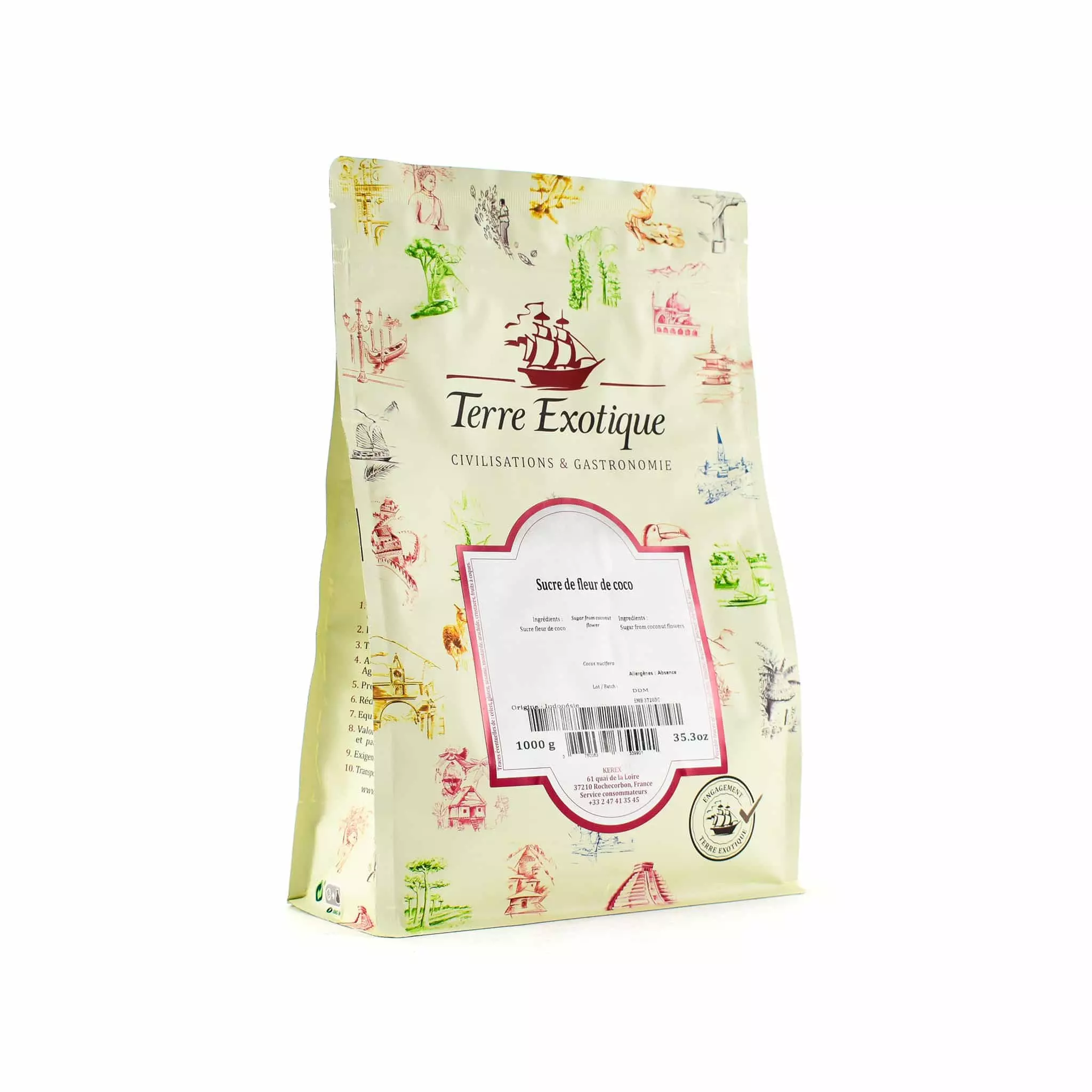 Terre Exotique Coconut Flower Sugar 1kg 3 Terre Exotique Coconut Flower Sugar 1kg