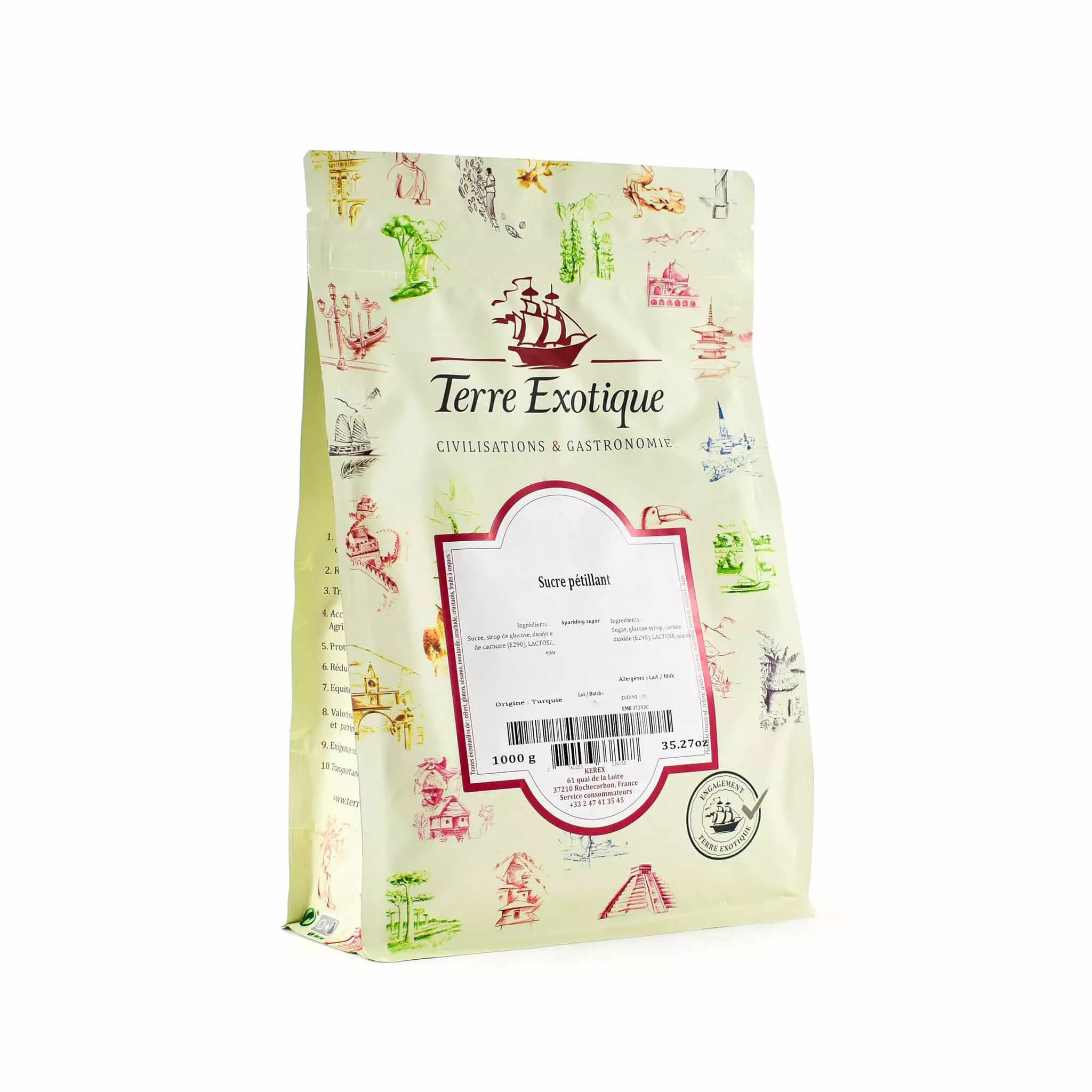 Terre Exotique Sparkling Sugar 1kg Ingredients 3 Terre Exotique Sparkling Sugar 1kg Ingredients