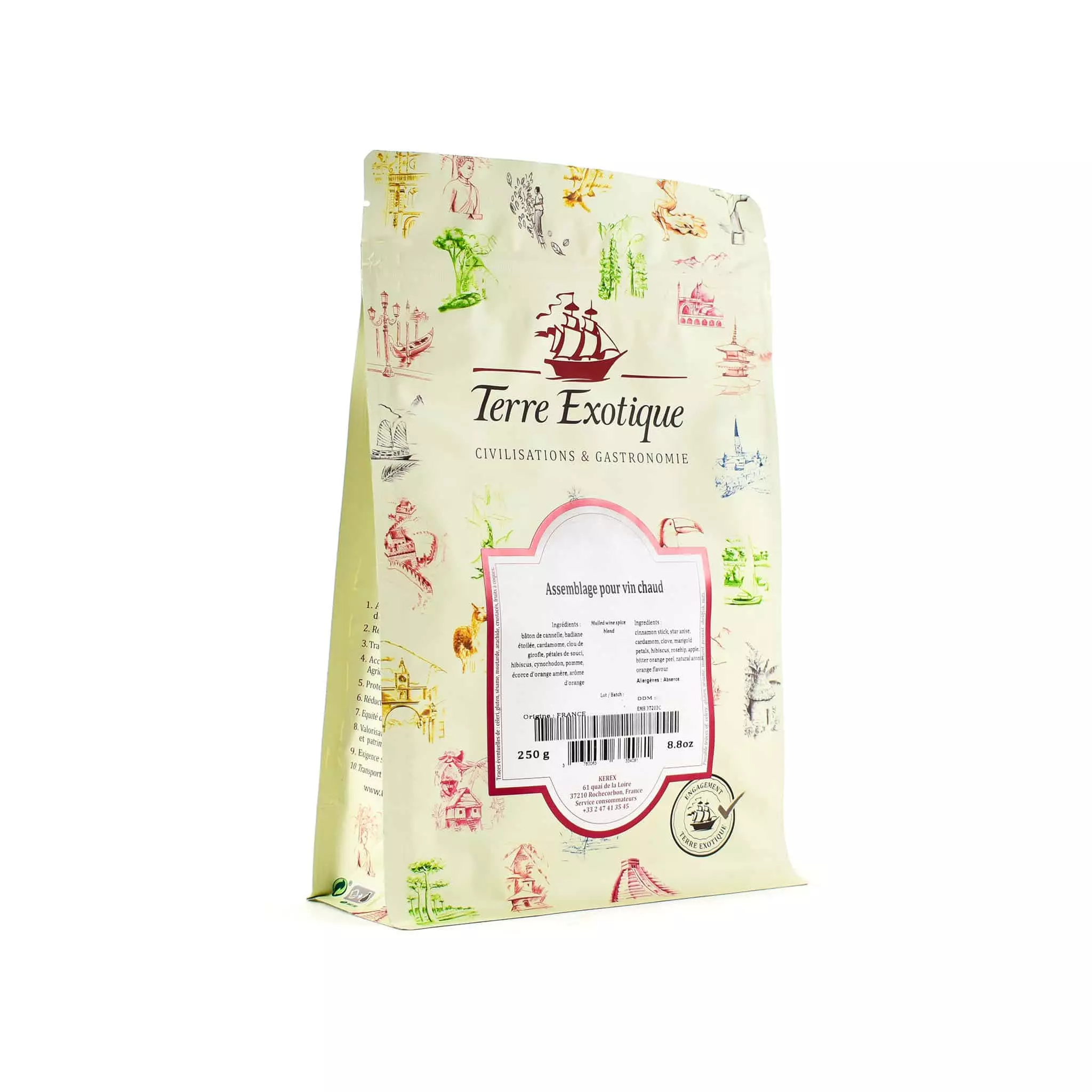 Terre Exotique Mulled Wine Spice Blend 250g Ingredients 3 Terre Exotique Mulled Wine Spice Blend 250g Ingredients