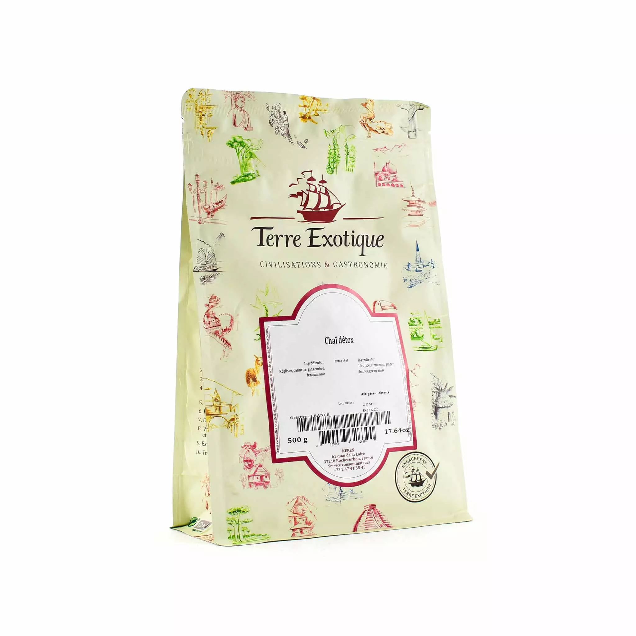 Terre Exotique Detox Chai 500g Ingredients 3 Terre Exotique Detox Chai 500g Ingredients