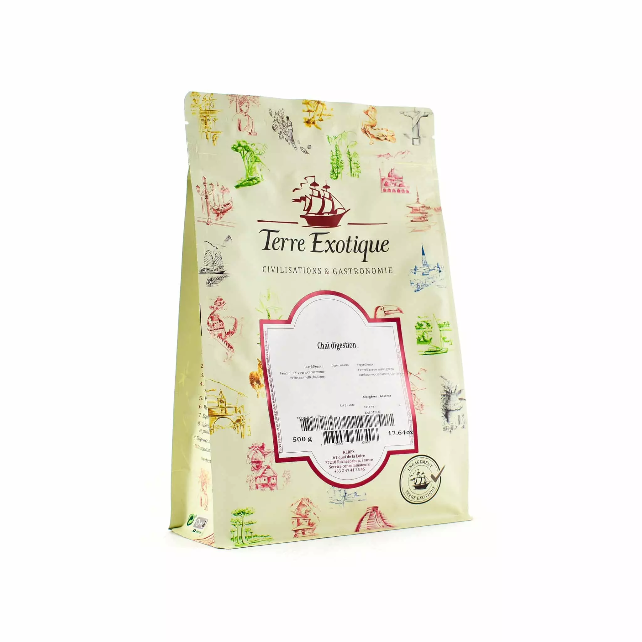 Terre Exotique Digestion Chai 500g 3 Terre Exotique Digestion Chai 500g