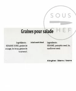 Terre Exotique Salad Seeds Blend 500g 7 Terre Exotique Salad Seeds Blend 500g