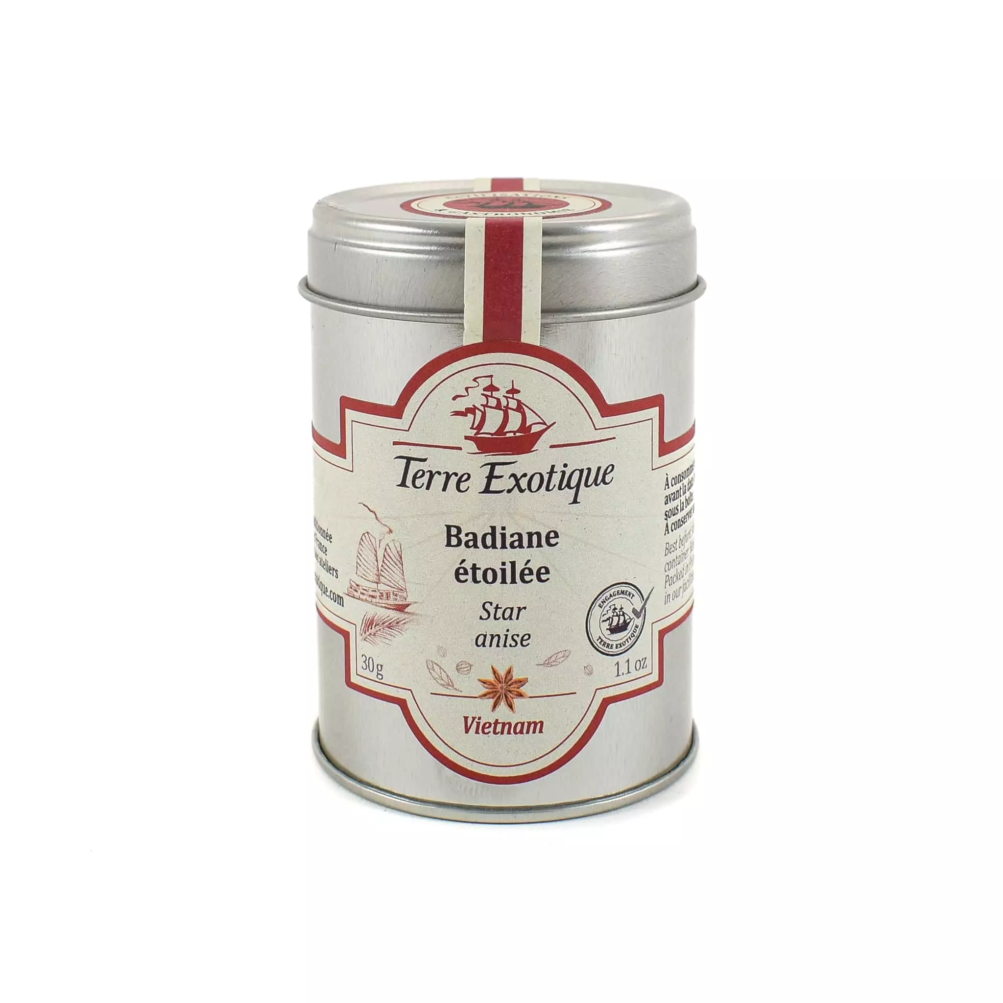 Terre Exotique Star Anise 30g Ingredients 3 Terre Exotique Star Anise 30g Ingredients