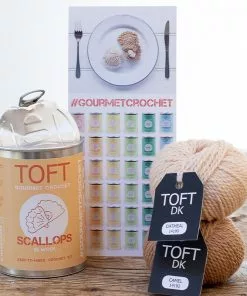 Toft Scallops In A Tin Gourmet Crochet Kit 8 Toft Scallops In A Tin Gourmet Crochet Kit