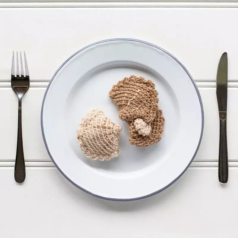 Toft Scallops In A Tin Gourmet Crochet Kit 6 Toft Scallops In A Tin Gourmet Crochet Kit