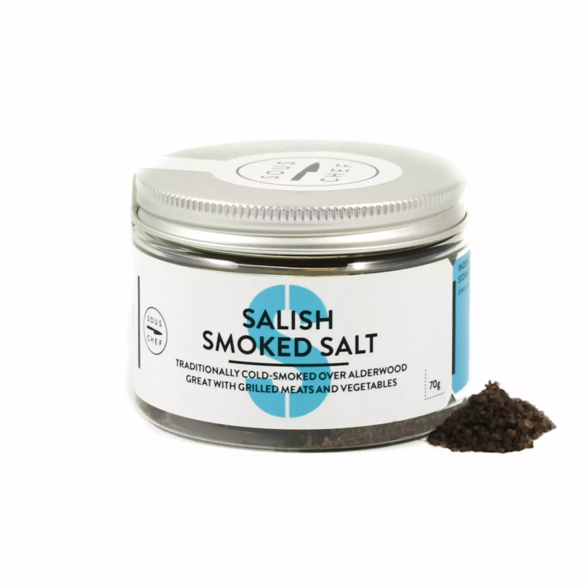 Sous Chef Ingredients Salish Smoked Salt 70g 3 Sous Chef Ingredients Salish Smoked Salt 70g