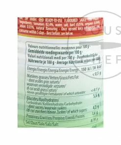 Ingredients Mutti Pizza Sauce 400g