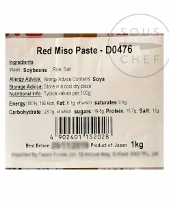 Shinshu Ingredients Red Miso Paste 1kg