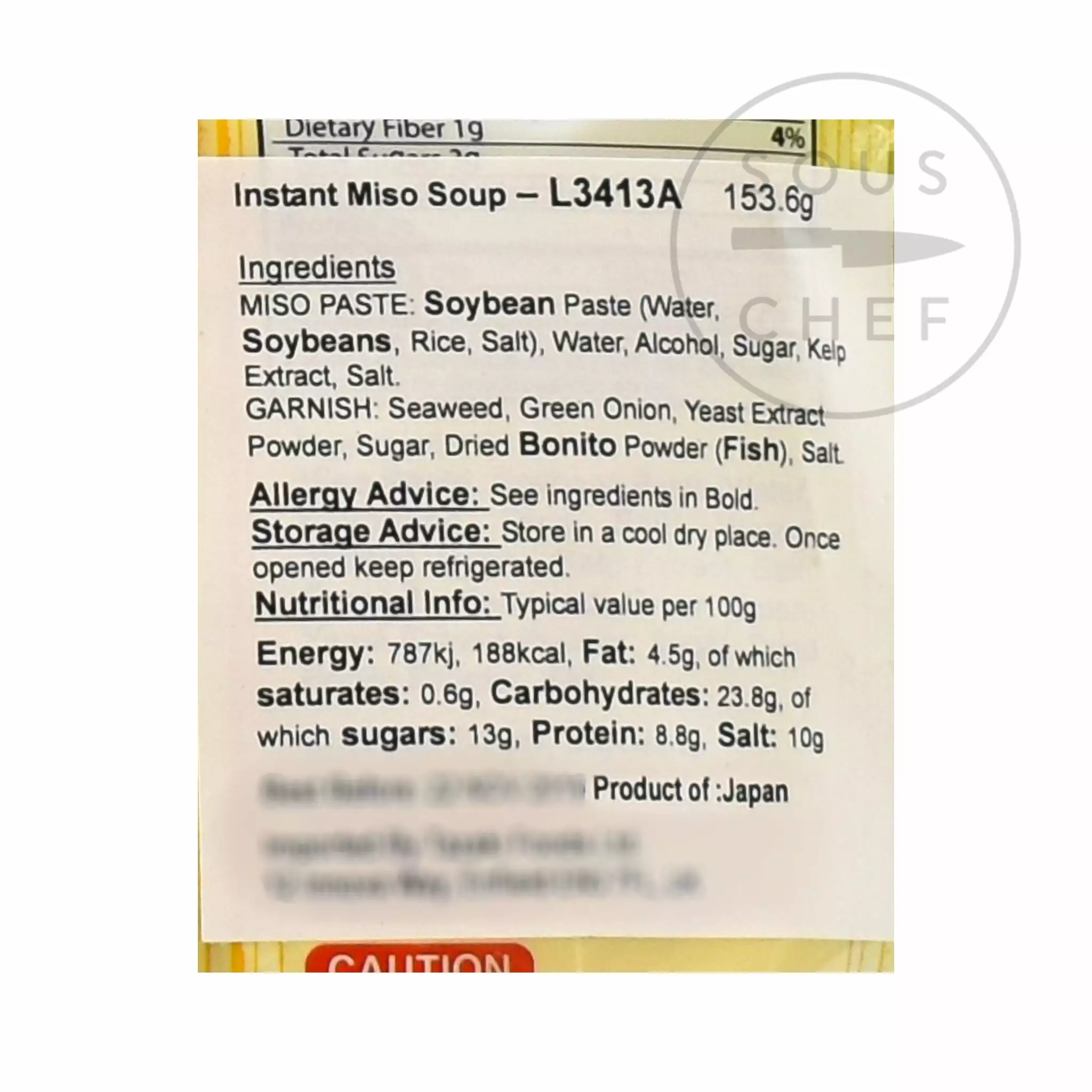 Hikari Instant Miso Soup With Green Onion 8 X 22g Servings 4 Hikari Instant Miso Soup With Green Onion 8 X 22g Servings