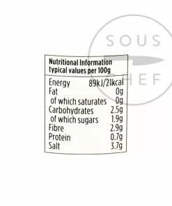 Yutaka Takana Pickled Mustard Leaves 110g Ingredients