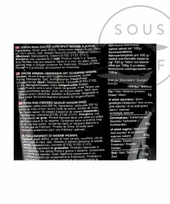 Ingredients Yutaka Wasabi Peas 100g