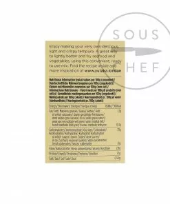 Yutaka Tempura Batter Mix 150g Ingredients 7 Yutaka Tempura Batter Mix 150g Ingredients