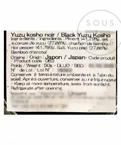 Kabosu Honke Ingredients Black Yuzu Kosho 50g 8 Kabosu Honke Ingredients Black Yuzu Kosho 50g