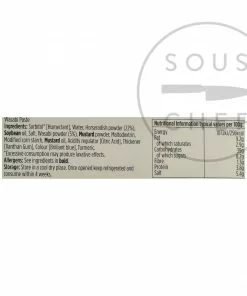 Ingredients Yutaka Wasabi Paste 43g