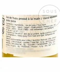 Japanese Ingredients Hand-Pressed Yuzu Juice 200ml 6 Japanese Ingredients Hand-Pressed Yuzu Juice 200ml