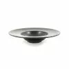Tableware Black Melamine Risotto Plate 28.5cm