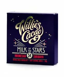 Willie's Cacao Milk Of The Stars 54% Milk Chocolate 50g Ingredients