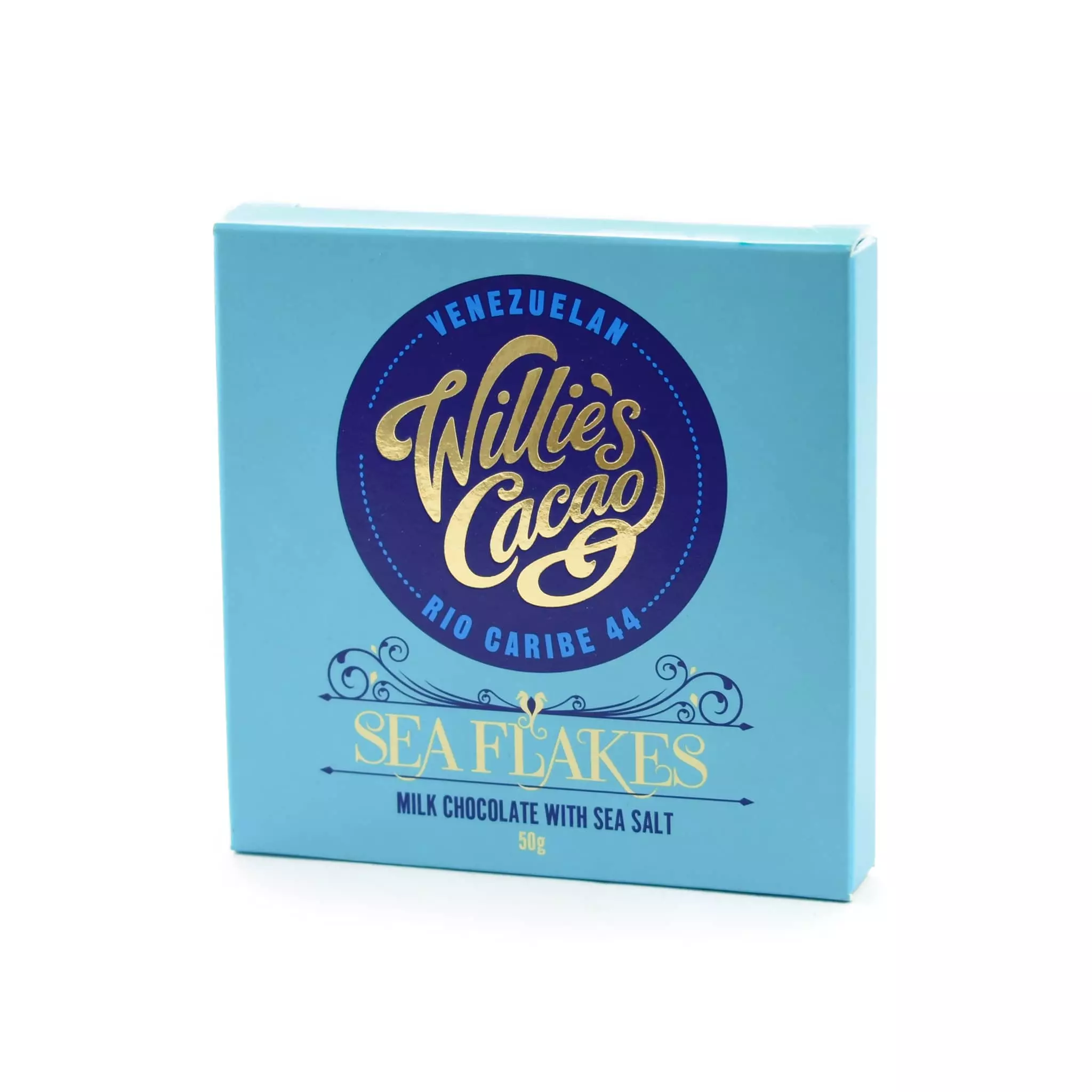 Ingredients Willie's Cacao Milk Chocolate With Sea Salt 50g 3 Ingredients Willie's Cacao Milk Chocolate With Sea Salt 50g
