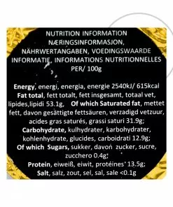 Ingredients Willie's Cacao Madagascan Black 100% Cooking Chocolate 180g 7 Ingredients Willie's Cacao Madagascan Black 100% Cooking Chocolate 180g