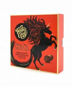 Willie's Cacao Praline Truffles Dark Chocolate With Sea Salt 110g