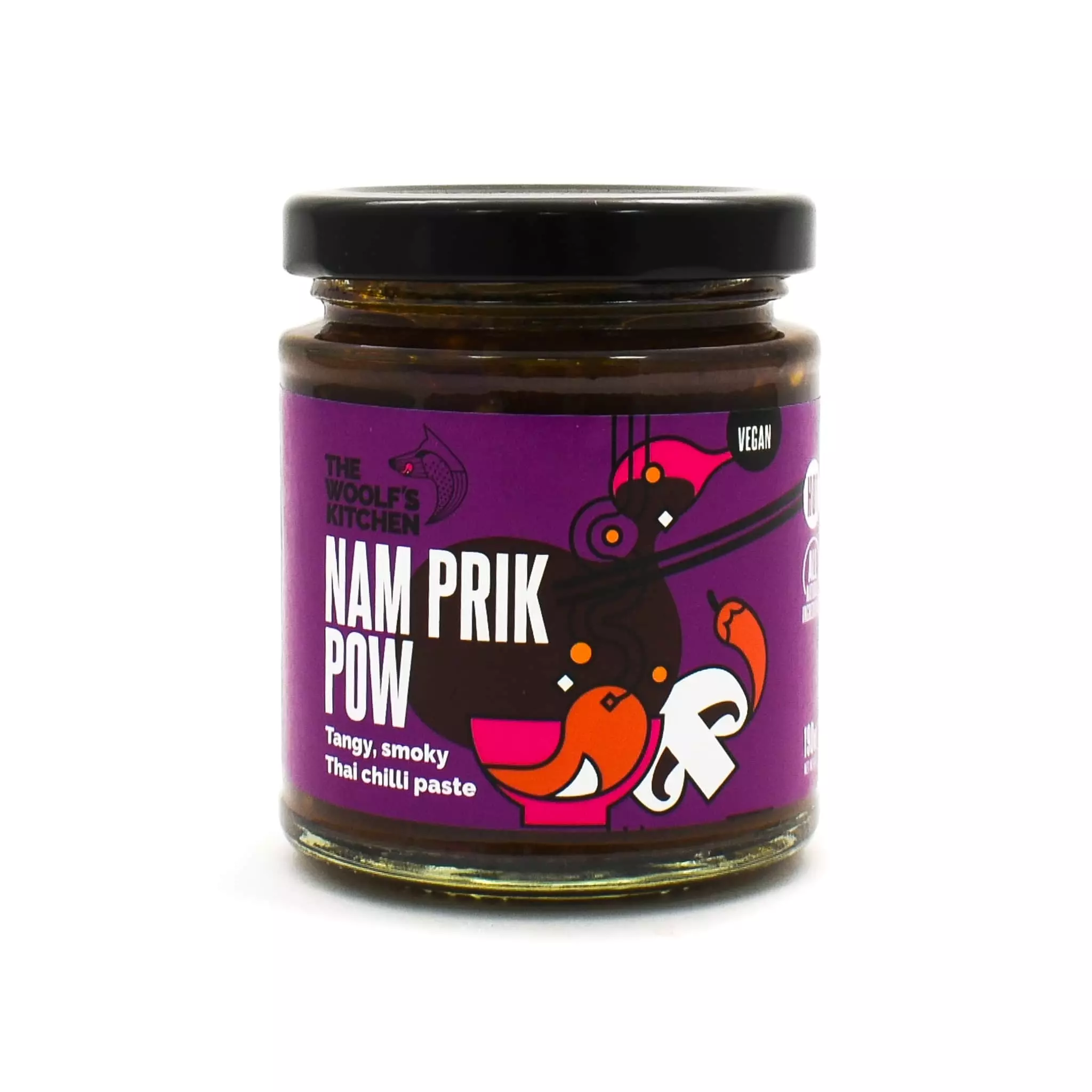 Ingredients The Woolf's Kitchen Nam Prik Pow! 190ml 3 Ingredients The Woolf's Kitchen Nam Prik Pow! 190ml