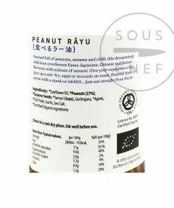 White Mausu Organic Peanut Rayu 240g