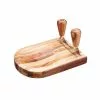Kitchencraft Acacia Wood Hachoir Mezzaluna Set 2 Kitchencraft Acacia Wood Hachoir Mezzaluna Set