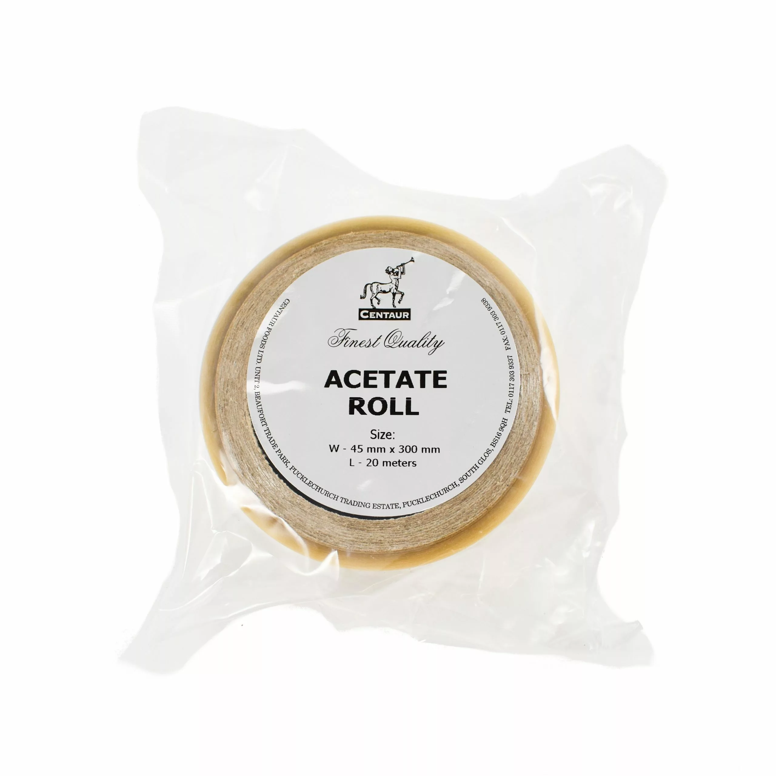 Sous Chef Cookware Acetate Roll For Patisserie & Chocolate Work 4.5cm X 20m 3 Sous Chef Cookware Acetate Roll For Patisserie & Chocolate Work 4.5cm X 20m