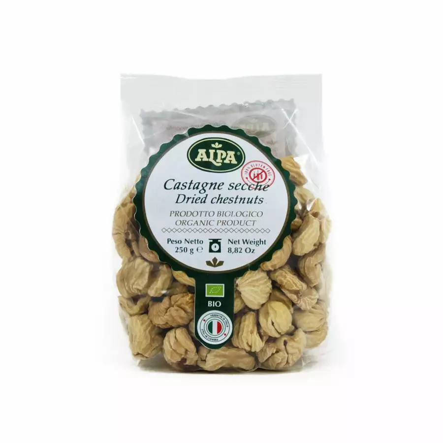 Alpa Ingredients Organic Dried Chestnuts 250g 3 Alpa Ingredients Organic Dried Chestnuts 250g