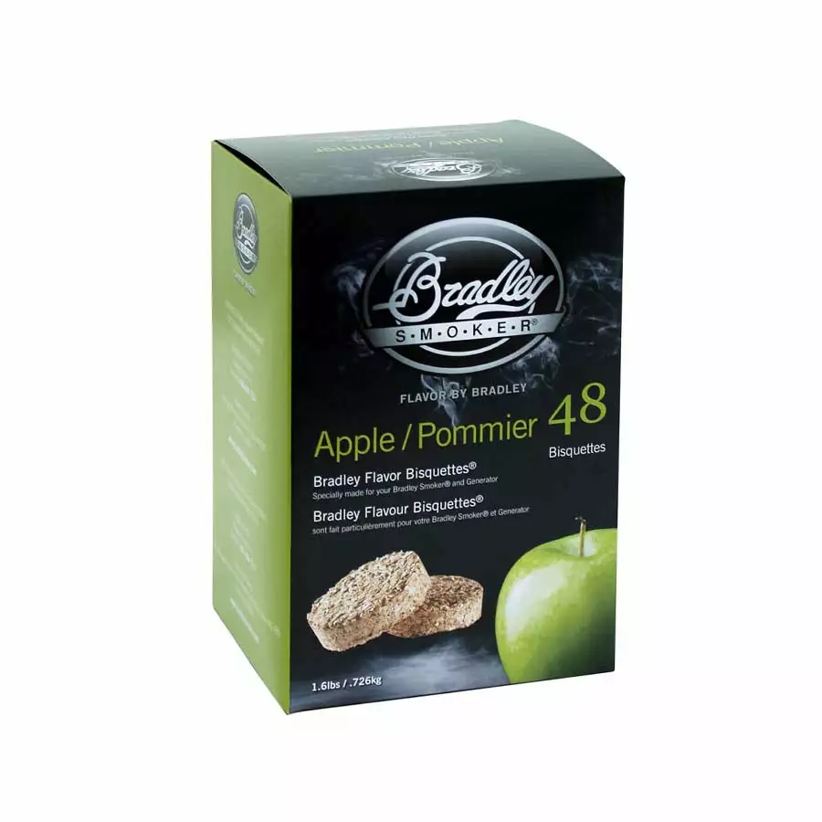 Bradley Smoker Bradley Apple Bisquettes Pack Of 48 3 Bradley Smoker Bradley Apple Bisquettes Pack Of 48