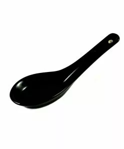 Kiji Stoneware & Ceramics Black Porcelain Spoon 13cm Tableware