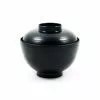 Kiji Stoneware & Ceramics Tableware Black Miso Soup Bowl 1 Kiji Stoneware & Ceramics Tableware Black Miso Soup Bowl