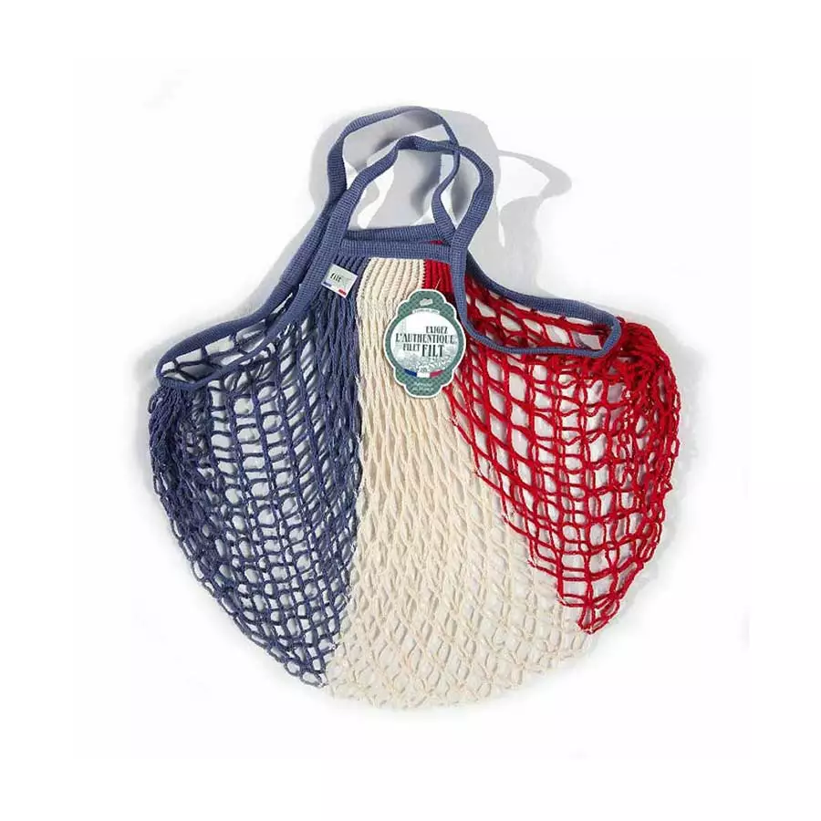 Filt String Bag In Red, White & Blue Kitchen Clothing 3 Filt String Bag In Red, White & Blue Kitchen Clothing