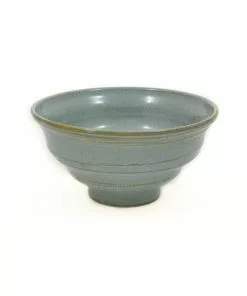Kiji Stoneware & Ceramics Tableware Blue-Grey Glaze Noodle Bowl 20cm Dia X 10cm