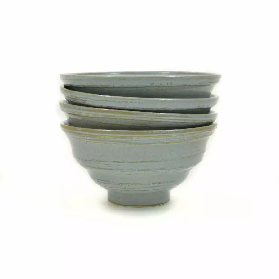 Kiji Stoneware & Ceramics Tableware Blue-Grey Glaze Noodle Bowl 20cm Dia X 10cm 5 Kiji Stoneware & Ceramics Tableware Blue-Grey Glaze Noodle Bowl 20cm Dia X 10cm